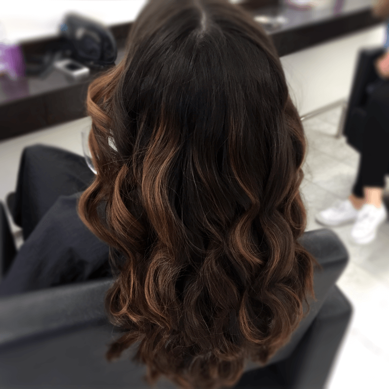 Veränderung für den Sommer — Balayage Strähnentechnik