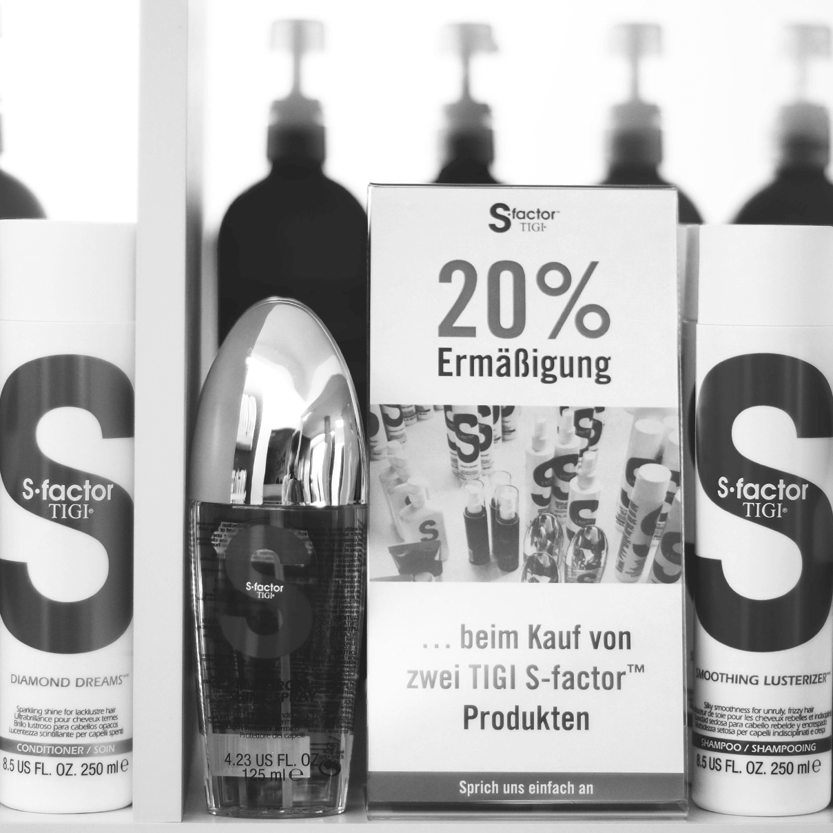 20% Ermäßigung beim Kauf von zwei TIGI S-factor Produkten